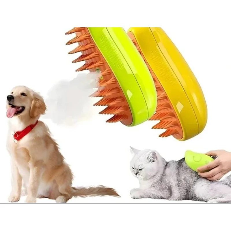 Cepillo rociador 3 en 1 para perros y gatos (combo x2 o x3)