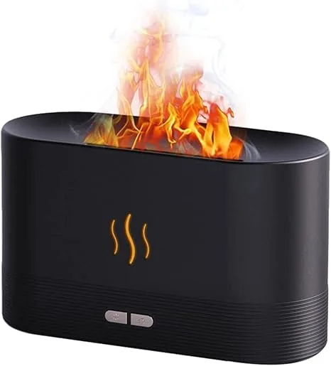 Humidificador efecto llama con luz LED 180 ml