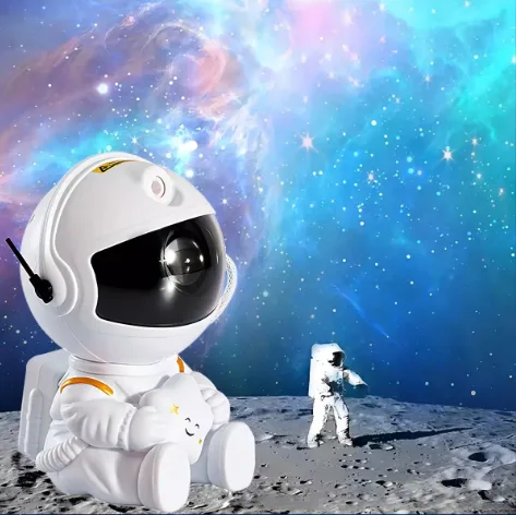 Proyector astronauta de galaxias con control remoto