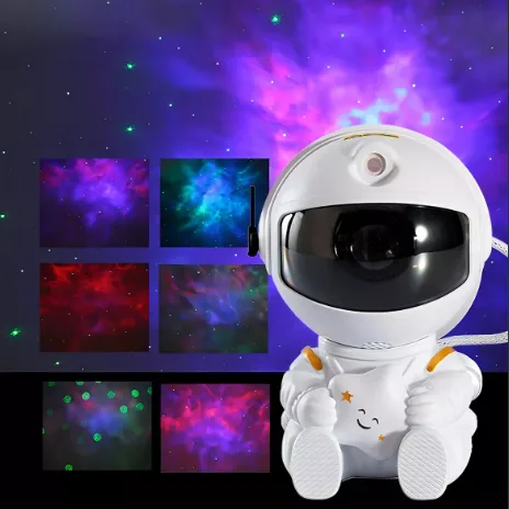 Proyector astronauta de galaxias con control remoto